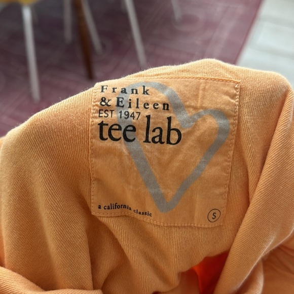 Frank & Eileen Orange Tee Lab Ultimate Asymmetrical Skirt 100% Cotton Lined S - Picture 6 of 6